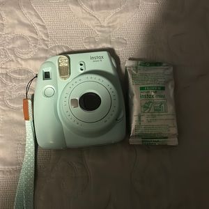 Instax mini 9 polaroid, camera and film